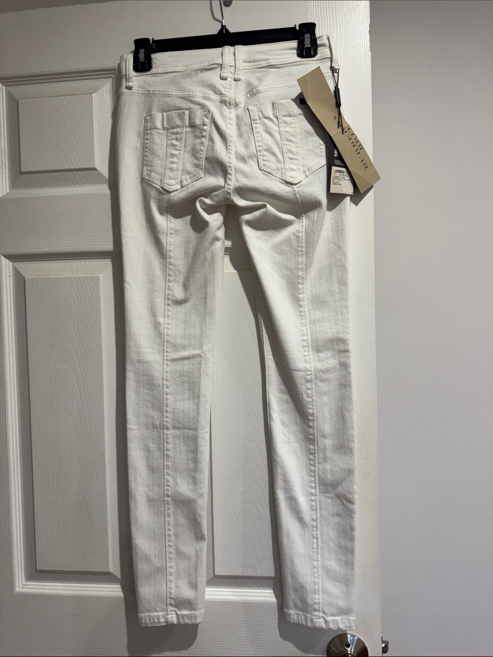 Burberry Off-White Women's Skinny Jeans size 26 - Picture 3 of 9
